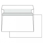 Obálka samolepicí, C6, 114 x 162mm, bílá, Krpa, poštovní, 1000ks
