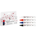 Sada fixů na sklo a porcelán "CLASSIC", fine, 4 barvy, KREUL
