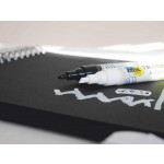 Sada Akrylový fix "TRITON", edge, černá a bílá, KREUL