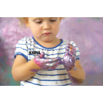 Sada prstových barev třpytivé, "MUCKI", 6 barev, 6x150ml, KREUL