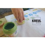 Sada prstových barev na textil "MUCKI" 4 barvy 150 ml, Hobby Line, KREUL