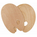 Dřevěná paleta oválná 20 x 30 cm, SOLO GOYA, KREUL