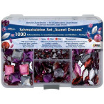 Sada štrasové kamínky sladké sny 1000 ks, KREUL