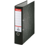 Pořadač pákový, A4, 70mm, černý, Hit, mramorový, cena za 1ks, 5ks