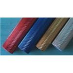 Vlnitá lepenka, 50x70cm, zlatá