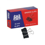 Klip kovový, 32mm, 12ks