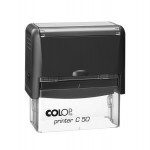 Razítko "Printer C 50", černá, fialový polštářek, COLOP 01525009