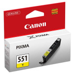 Canon originální ink CLI-551 Y, 6511B001, yellow, 7ml