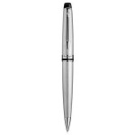 Kuličkové pero "Expert III", modrá, 0,7 mm, kovové tělo, stříbrný klip, WATERMAN 7010517001