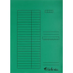 Desky s rychlovazačem, zelené, karton, A4, VICTORIA