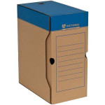 Archivační krabice, přírodní, karton, A4, 150 mm, VICTORIA