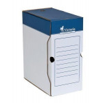 Archivační krabice, modro-bílá, karton, A4, 150 mm, VICTORIA