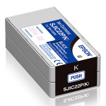 Epson originální ink C33S020601, s SJIC22P(K), black