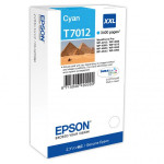 Epson originální ink C13T70124010, XXL, cyan, 3400str., XXL