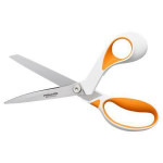 Nůžky "RazorEdge Softgrip", oranžová-bílá, 23 cm, FISKARS 1070079