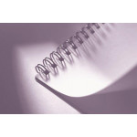 Hřbet, drátový, stříbrná, 3:1, 10 mm, 51-80 listů, FELLOWES