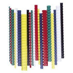 Hřbet, plastový, bílý, 28 mm, 201-240 listů, FELLOWES