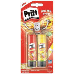 Lepicí tyčinka "Pritt", se třpytkami, 2x20 g, HENKEL