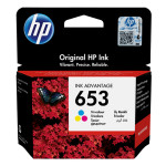 HP originální ink 3YM74AE, HP 653, Tri-colour, 200str.