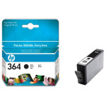HP originální ink CB316EE, HP 364, black, blistr, 250str.