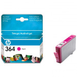 HP originální ink CB319EE, HP 364, magenta, blistr, 300str.