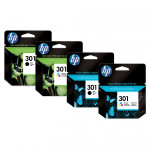 HP originální ink CH561EE, HP 301, black, 170str.