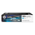 HP originální ink L0R13A, HP 981Y, cyan, 16000str., 185ml, extra high capacity