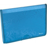 Harmonikové desky "Tai Chi", s gumičkou, modrá, PP, A4, PANTA PLAST