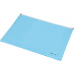 Obal se dnem, se zipem, modré, A4, PP, PANTA PLAST