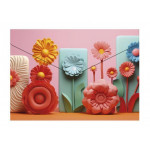 Spisové desky s drukem "Modern Flowers", A4, PP, 180 micron, PANTA PLAST 0410-0062-61