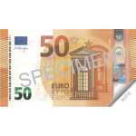 Poznámkový blok "50 Euro", 70 listů, 104 x 57 mm, PANTA PLAST 0423-0054-99