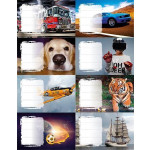 Školní etikety "Chlapci", 24 ks, PANTA PLAST