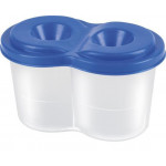 Kelímek dvojitý na štětce s víčkem, PANTA PLAST 0439-0002-99