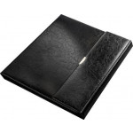 Konferenční desky, A4, koženka, PANTAPLAST "Optimus", černé