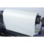 INTEC laminovací film na roli 320 mm x 300 m SPOTOVÝ bílý lesklý 3"