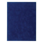 Obal na certifikáty plyšový, modrá, A4, VICTORIA