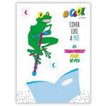 Samolepicí obal na sešity, transparentní, A4, 10 ks, COOL BY VICTORIA