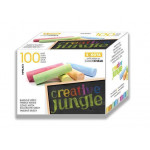 Křídy na tabuli kulaté "Creative Jungle", mix barev