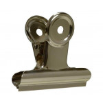 Klip na dokumenty, stříbrná, 63 mm, kov, 6 ks/balení, HGA0126