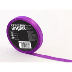 Saténová stuha, fialová, 12 mm x 32 m, IBH2758