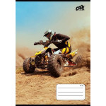 Sešit "Motocross", 21-32, mix motivů, A5, linkovaný, 32 listů, 4-8. třída, COOL BY VICTORIA