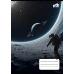 Sešit "Man on the Moon", 27-32, mix motivů, A5, čtverečkovaný, 32 listů, COOL BY VICTORIA