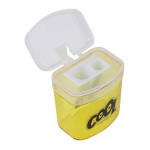 Ořezávátko, různé barvy, 2 otvory se zásobníkem, COOL BY VICTORIA