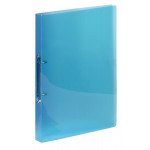 Desky kroužkové "PropyGlass", modrá, 2 kroužky, 20 mm, A4, PP, VIQUEL 020272-08
