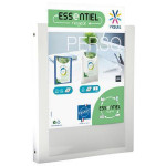 Pořadač "PropyGlass Perso", bílá, 4 kroužky, 25 mm, A4, PP, VIQUEL 060314-08