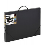 Desky s gumičkou "Creativ Gallery", černá, 30 mm, A3, PP, VIQUEL 092621-05