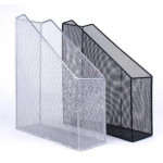 Stojan na časopisy drátěný, černá, VICTORIA