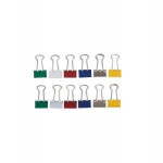 Klip na dokumenty "214", mix barev, 13 mm, 12 ks / balení, MAUL 2141399