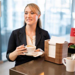 15850 Ubrousky  "Premium Interfolded", systém N4, skládané 1/2, 2 vrstvé, 21,6x16,5 cm, TORK