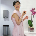 Odpadkový koš, nerez-černá, 50 litrů, B1 system, TORK